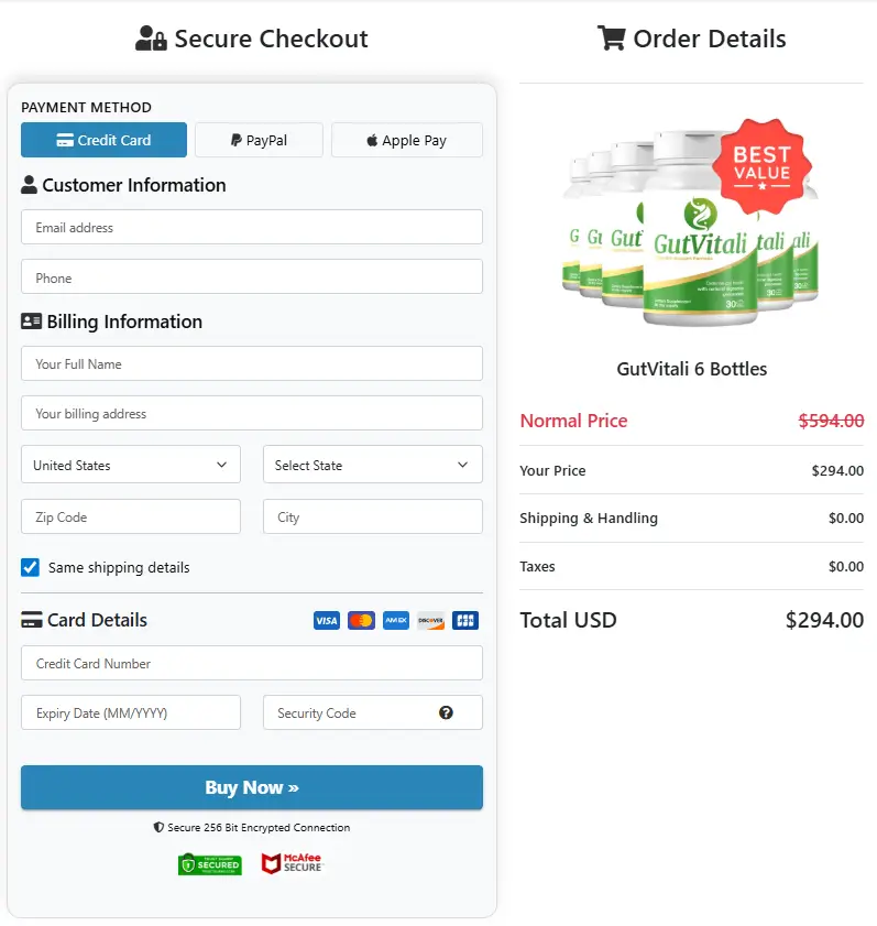 GutVitali-Secure-Checkout